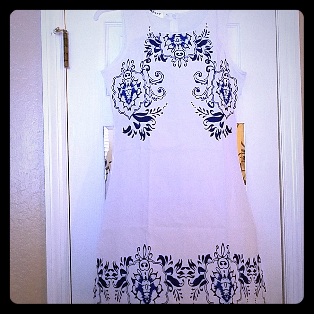 Silky mini dress
